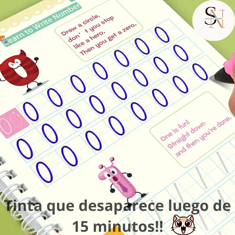 Set Cuaderno Mágico Caligrafía